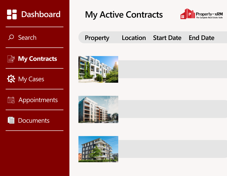 Active Contracts - Resident Portal