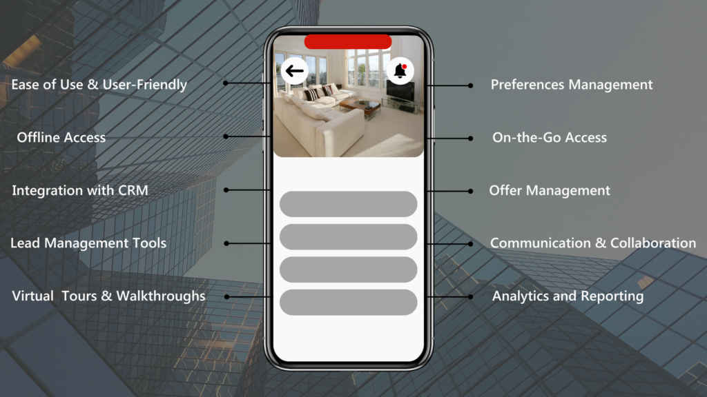 Real Estate Sales App Features